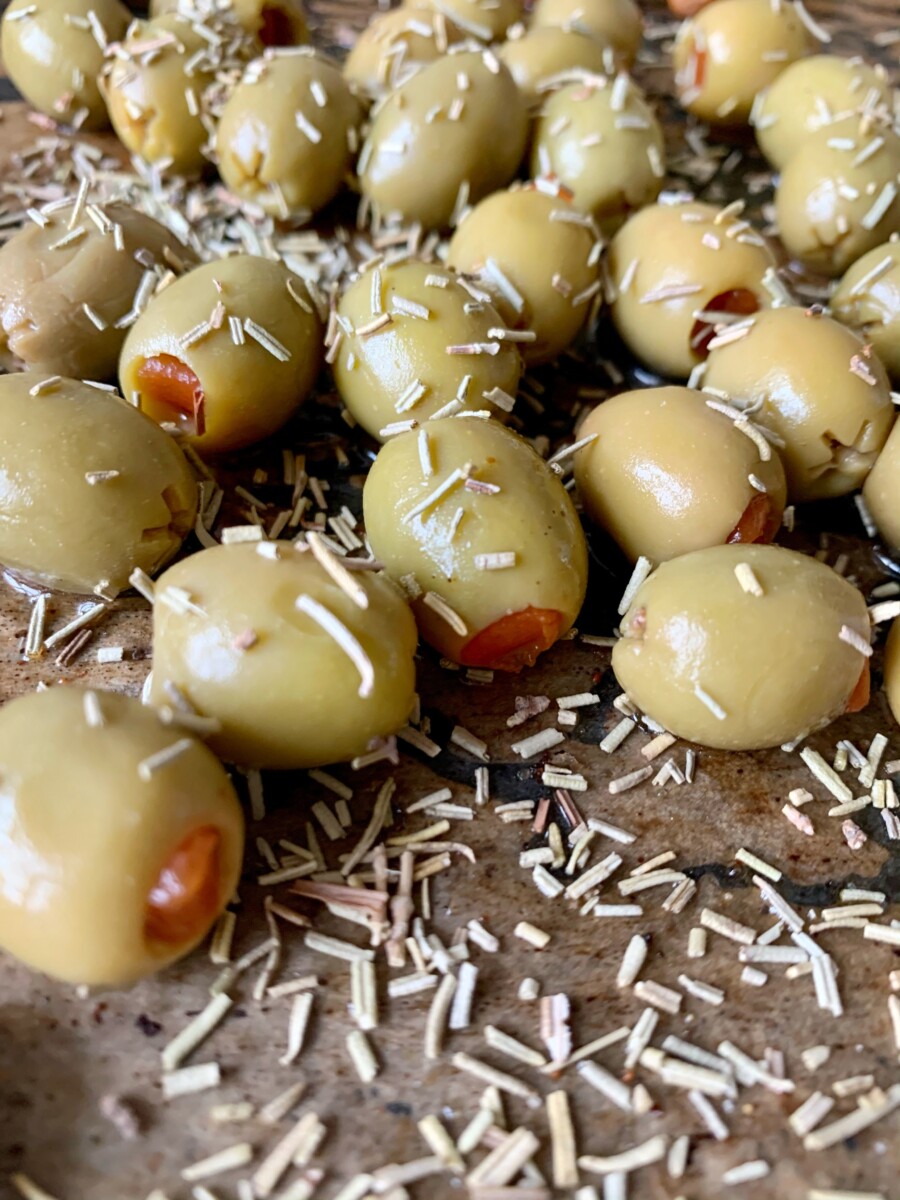 Oven Roasted Olives (delicious vegan snacks) Munchyesta