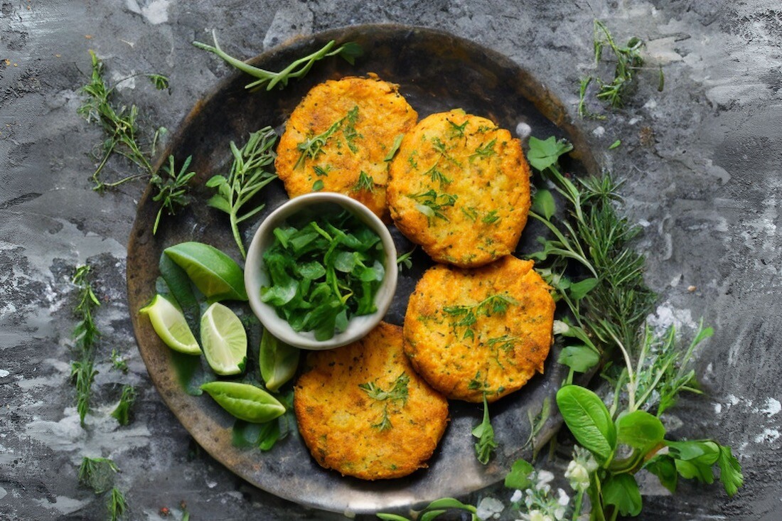 Easy Sweet Potato fritters blender fritter recipe Munchyesta