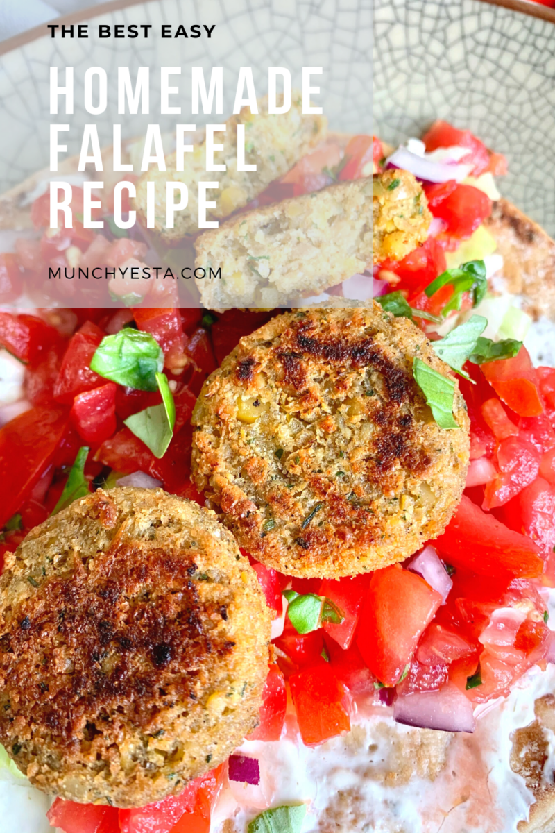 The Best Easy Homemade Herb Falafel Recipe - Munchyesta