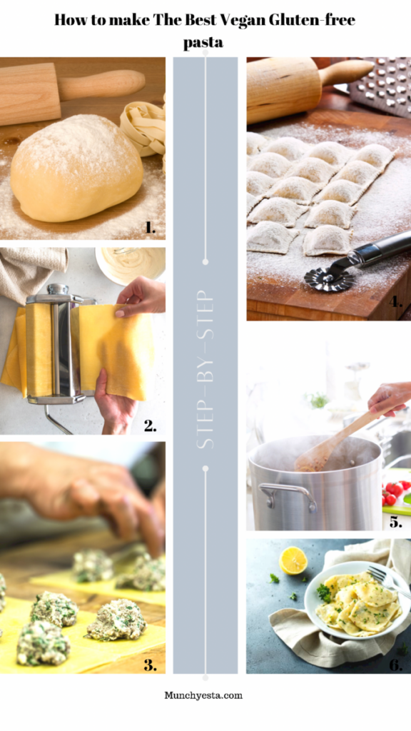 Homemade Gluten-free vegan pasta (eggless recipe) - Munchyesta
