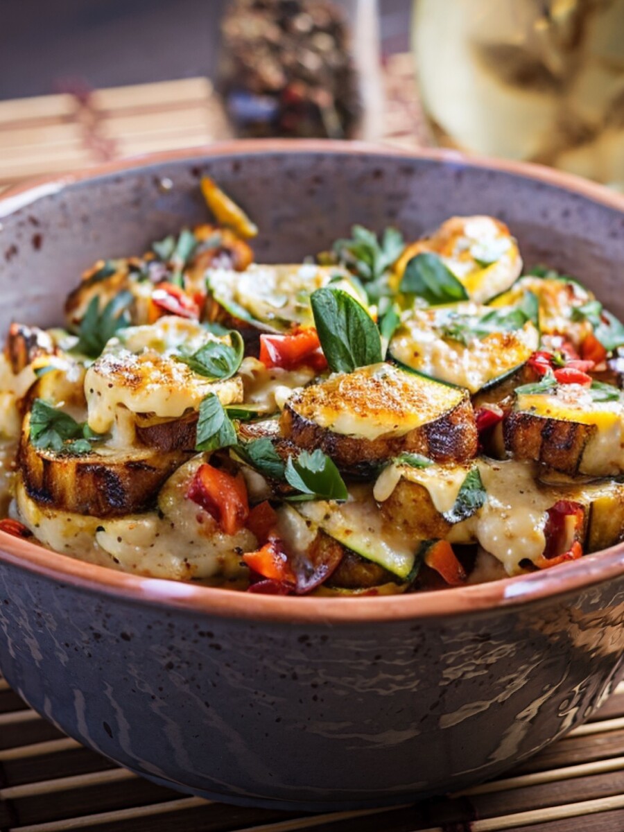 Crockpot Italian Zucchini Casserole - Mostly Homemade Mom